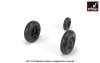 Armory Models AW48323 F-4 Phantom-II wheels w/ weighted tires, early 1/48